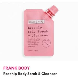 frank body Rosehip Body Scrub + Cleanser 30g